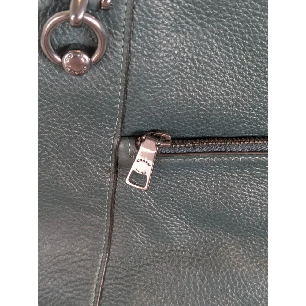 Coach Kacey Satchel Crossbody/Shoulder Bag Green Pebble Leather No. H2132-C6229